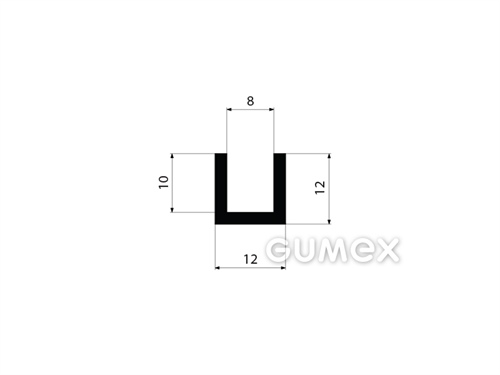 GUMMIPROFILE U-FORM - EPDM